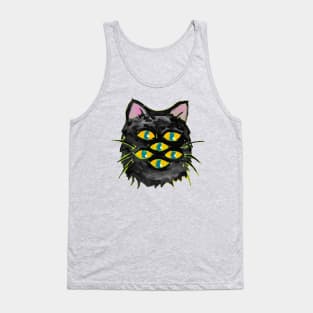 Watercolor Hexacat Tank Top